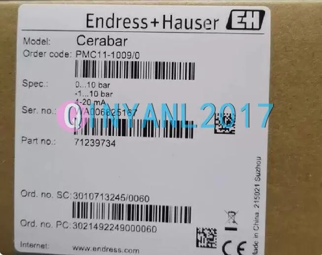 Датчик давления Endress+Hauser PMC11-AA1U1PBWBJA (PMC11-1009/0) Pressure Transmi