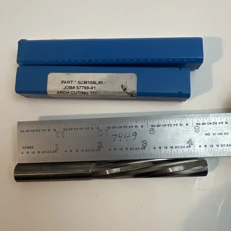 Режущий инструмент Arch Cutting Tools Carbide End Mill 57769-01 SCM105LMU — фото лота 1