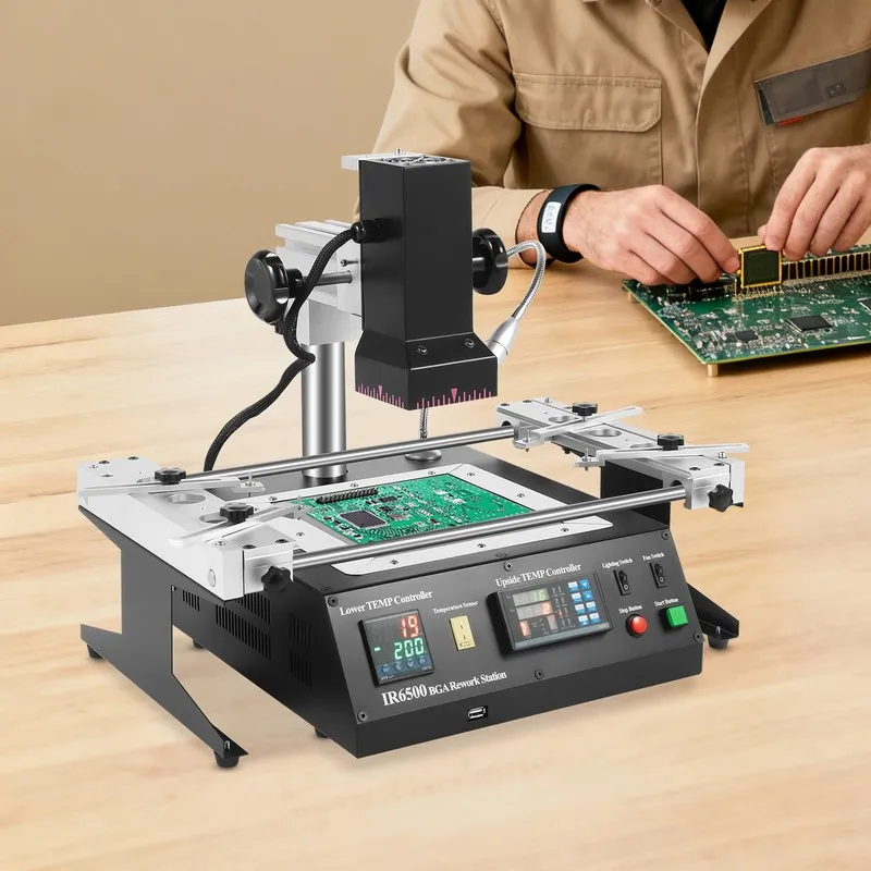 Паяльная станция IR6500 1250W BGA IR Infrared Rework Soldering Station Reflow Re