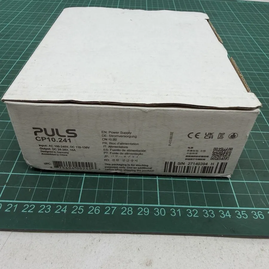 Блок питания PULS CP10.241 DIN Rail Power Supply Single Phase 24VDC 10A 240W