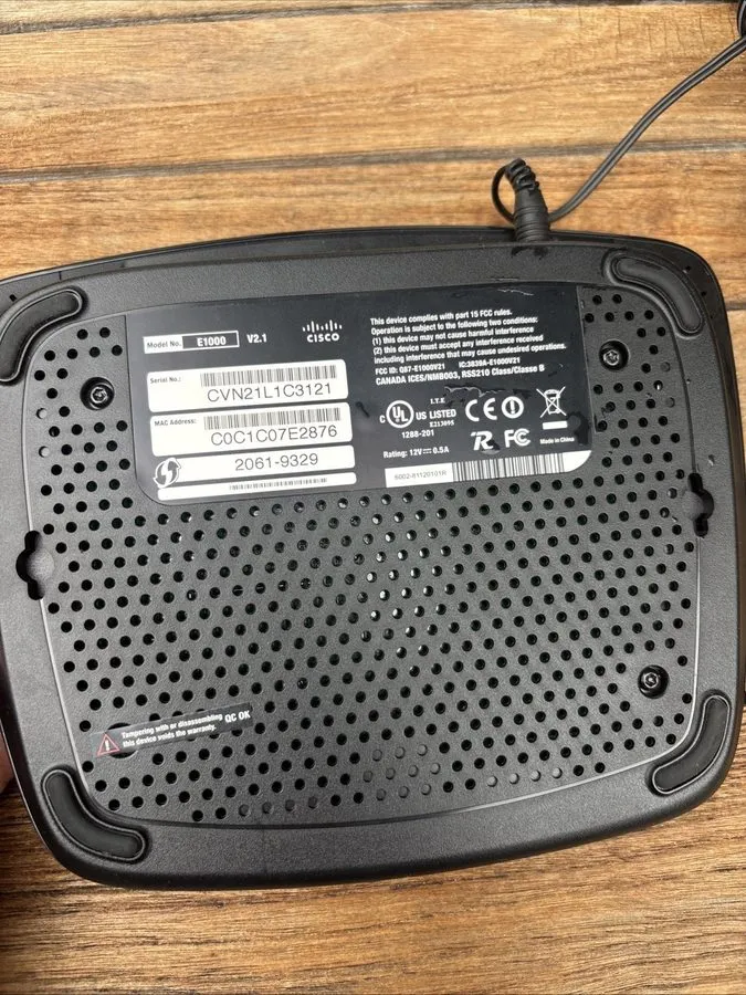 Маршрутизатор Cisco Linksys E1000 Wireless-N Router 300Mbps 4-Port WiFi Home Net
