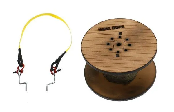 Строп Weiss Brothers WBR017A 1:50 2.8" Round Wooden Cable Reel with Lifting Slin — фото лота 1