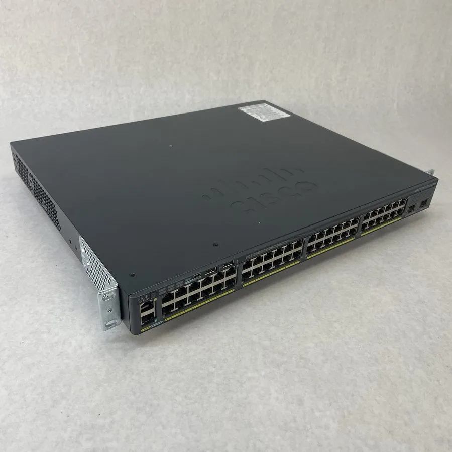 Коммутатор Cisco Catalyst WS-C2960X-48FPD-L 48-Port PoE+ Switch 740W 10G SFP+