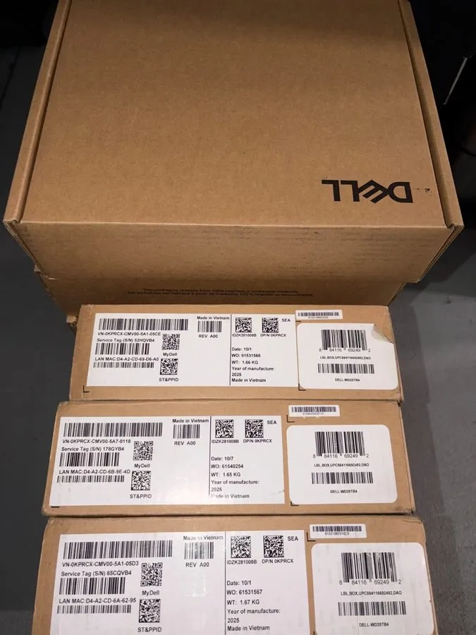 Док-станция Dell Pro Thunderbolt 4 180W Power Docking Station WD25TB4