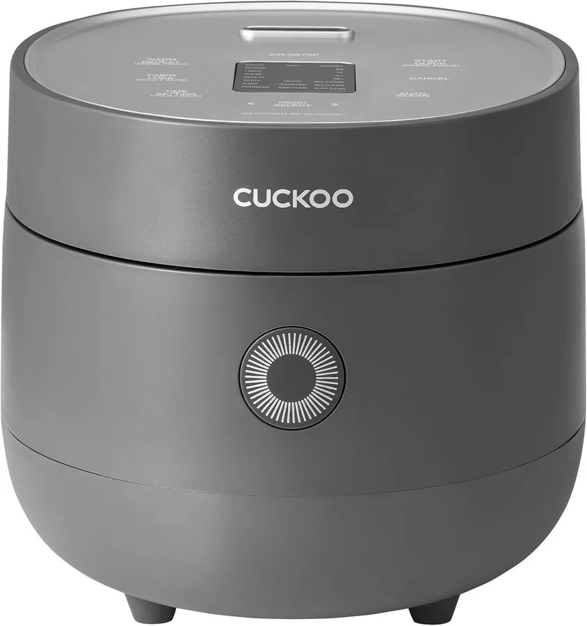 Рисоварка CUCKOO Micom Fuzzy Logic Rice Cooker, 12-Cup Cooked, Gray, CR-0675FG