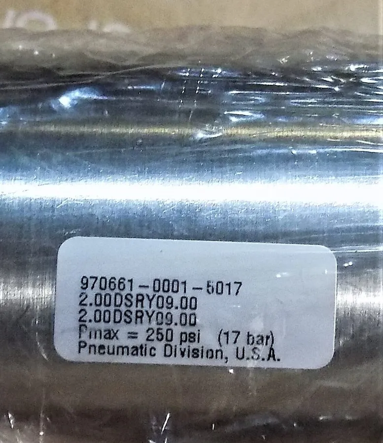 Пневмоцилиндр PARKER 970661-0001-5017 Pneumatic Cylinder 2-1/16" OD X 12-1/2" Lo — фото лота 1