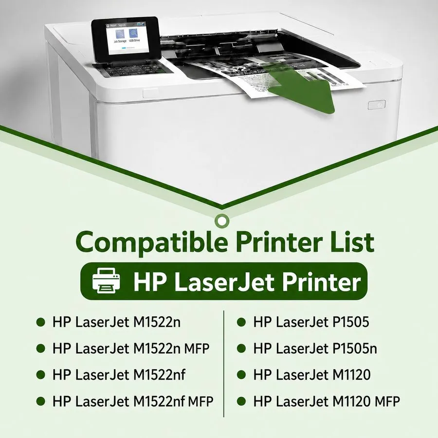 Лазерный принтер 3PK 36A CB436A Laser Printer Toner для HP P1505 P1505n M1120 M1 — фото лота 1