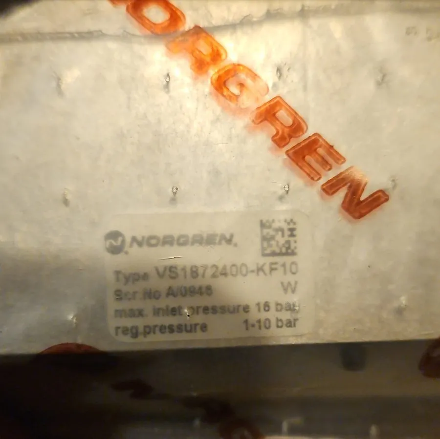 Трубопроводная арматура Norgren VS1872400-KF10 Pressure Regulator Sandwich Plate — фото лота 1