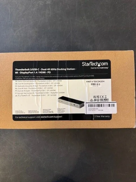 Док-станция StarTech TB3CDK2DH USB-C / Thunderbolt 3 Docking Station USBC-DST