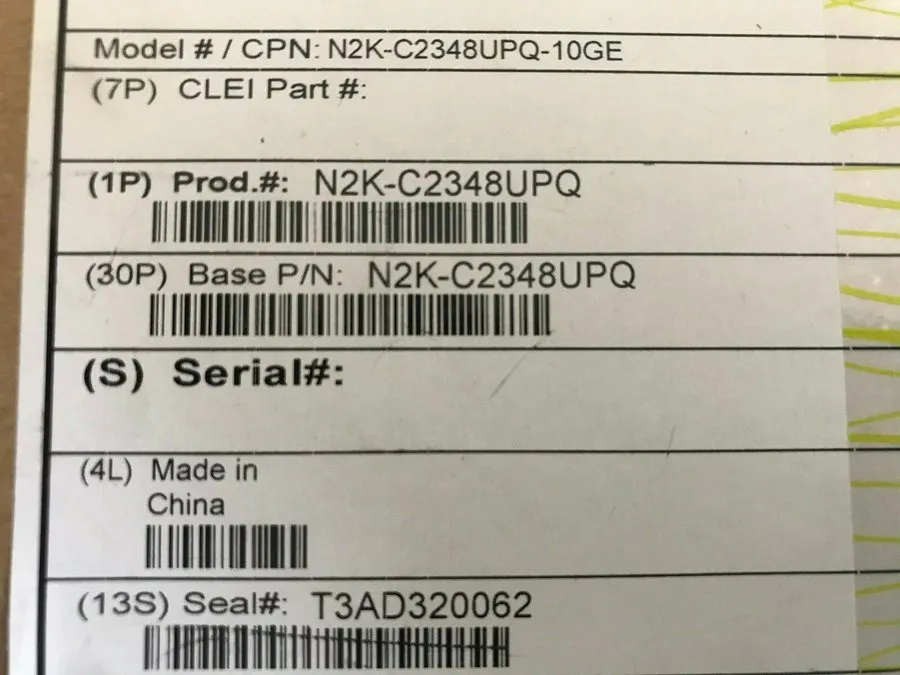 Объектив Cisco N2K-C2348UPQ-10GE N2K-C2348UPQ