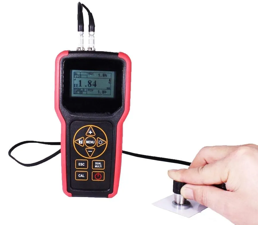 Толщиномер Ultrasonic Thickness Meter Gauge Tester with 0.75 400mm Resolution 0.