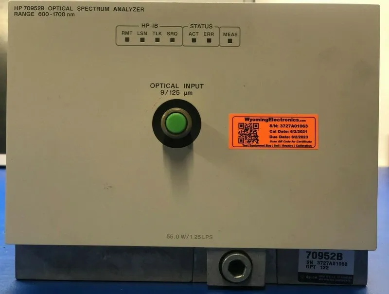 Анализатор спектра HP 70952B Optical Spectrum Analyzer 600-1700nm CALIBRATED