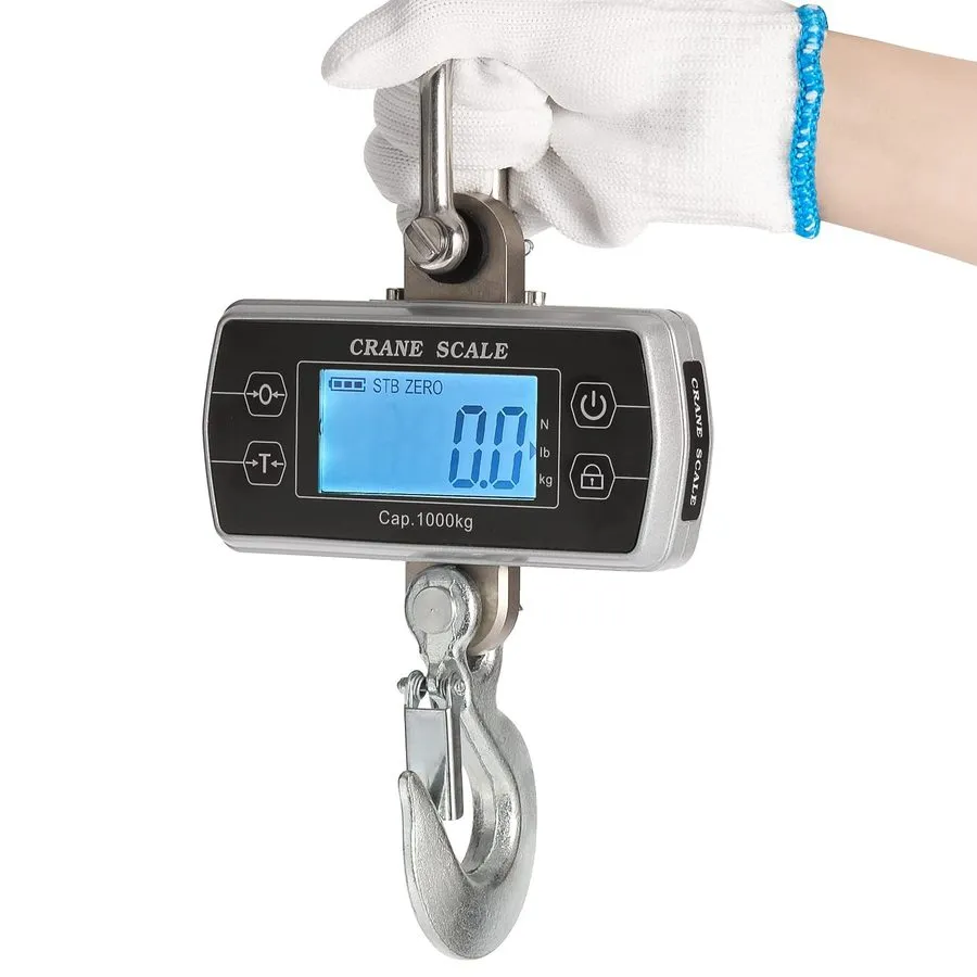 Весы Heavy Duty Digital Crane Scale 2200lb/1000Kg Industrial Hanging Scale