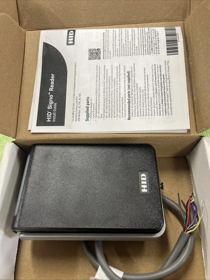 Оборудование видеонаблюдения HID Signo er 40 Black. 40NKS-T0-00000 — фото лота 1