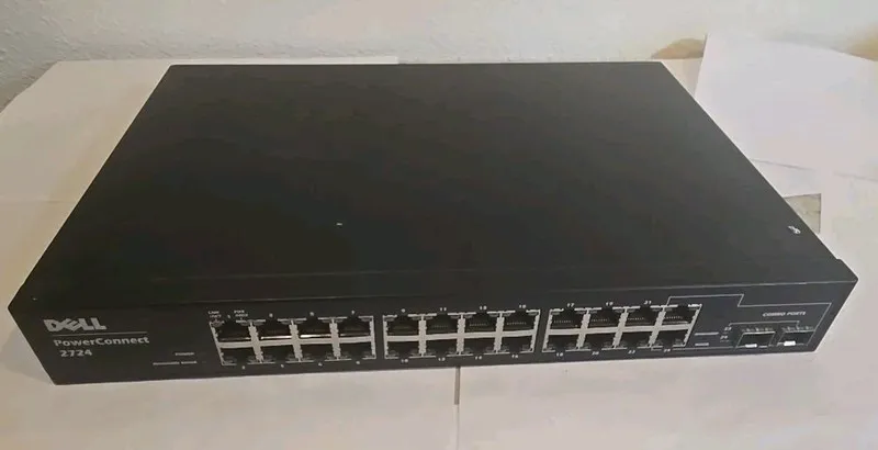 Коммутатор Dell PowerConnect 2724 24-Port Gigabit Web-Managed Network Switch 1U