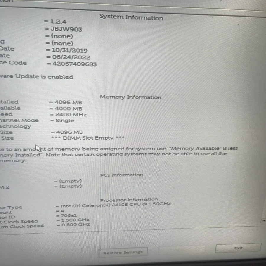 Тонкий клиент Dell Wyse 5070 Thin Client Celeron J4105 1.50 GHz 4 GB DDR4 32 GB
