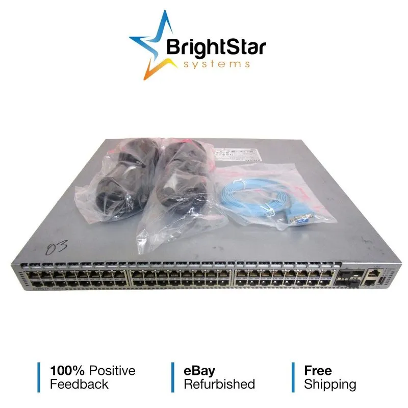 Коммутатор Arista DCS-7048T-A-F 48Port 48x 1GB RJ-45 4x 10GB SFP+ Switch — фото лота 1