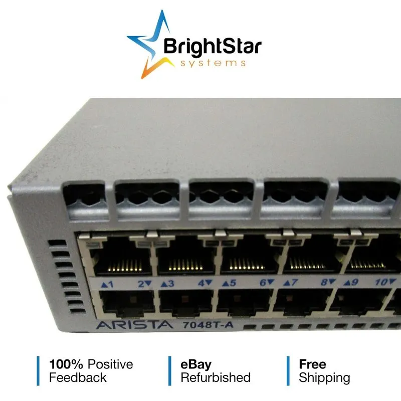 Коммутатор Arista DCS-7048T-A-F 48Port 48x 1GB RJ-45 4x 10GB SFP+ Switch — фото лота 3