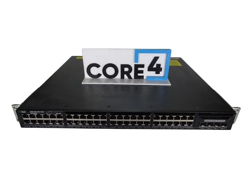 Коммутатор CISCO WS-C3650-48TQ-S 48x 1GE RJ45, uplink 4x 10G SFP+, 1RU, IP