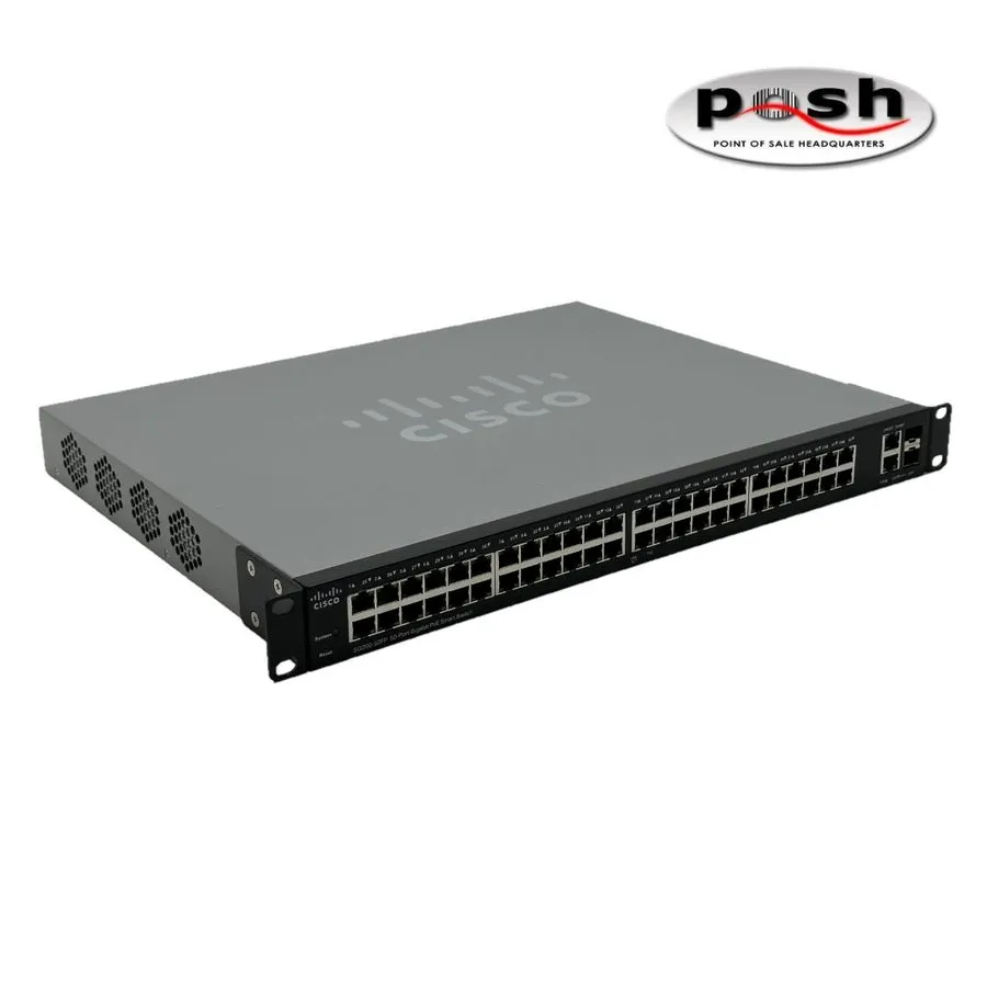 Коммутатор Cisco SG200-50FP 50-Port Gigabit PoE Smart Switch