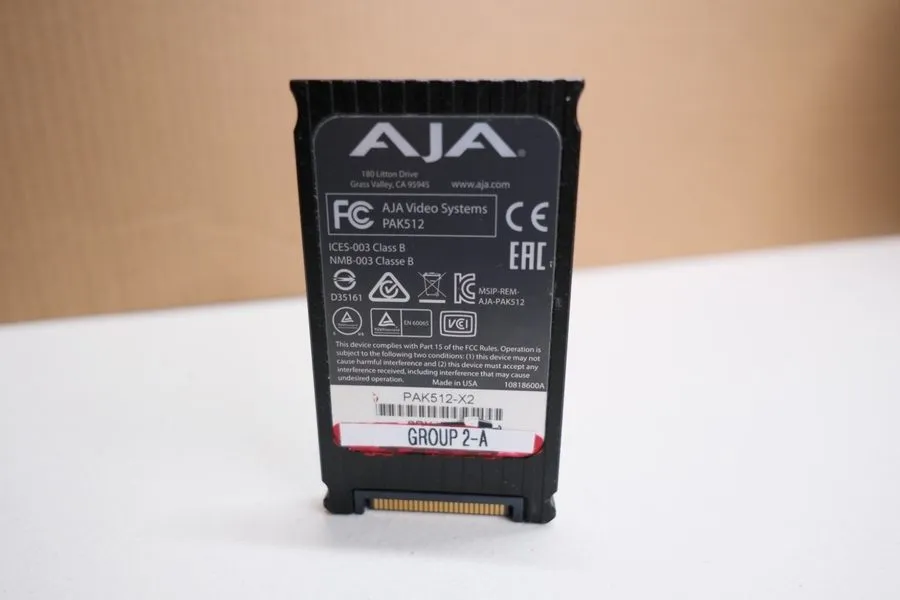 Рекордер AJA PAK512 SSD hard drive