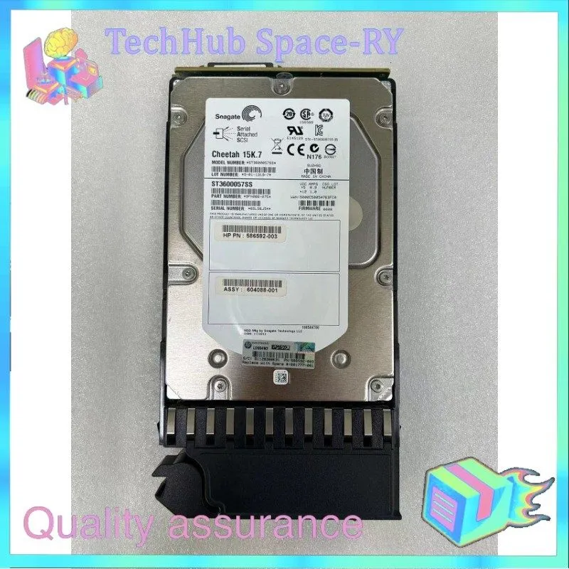 Жёсткий диск HP MSA2000 P2000 AP860A 601777-001 600GB SAS 15K 3.5" LFF Hard Driv