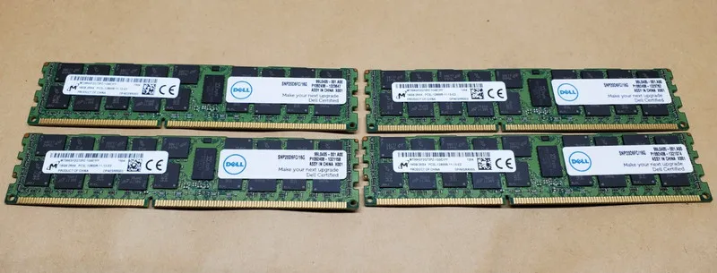 Модуль памяти Micron 16GB 2Rx4 PC3L-12800R MT36KSF2G72PZ-1G6E1FF LRDIMM DELL Ser
