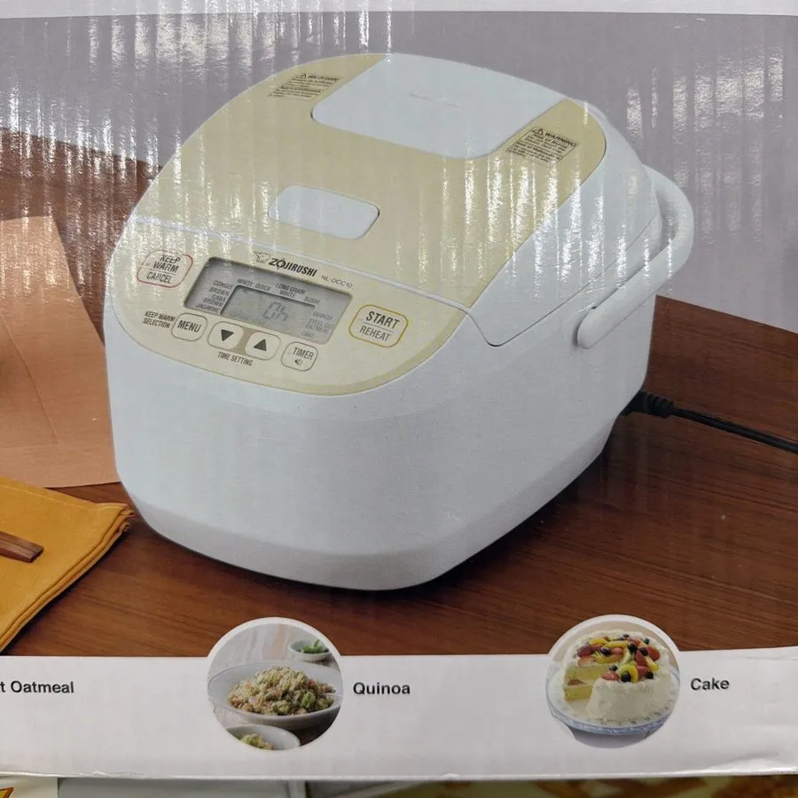Рисоварка Zojirushi NL-DCC10 Micom Rice Cooker & Warmer 5.5 Cups Pearl Beige
