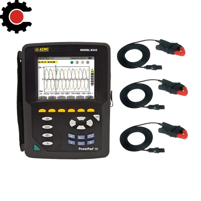 Анализатор AEMC 8336 Three-Phase Power Quality Analyzer with MN193-BK Probes Cat