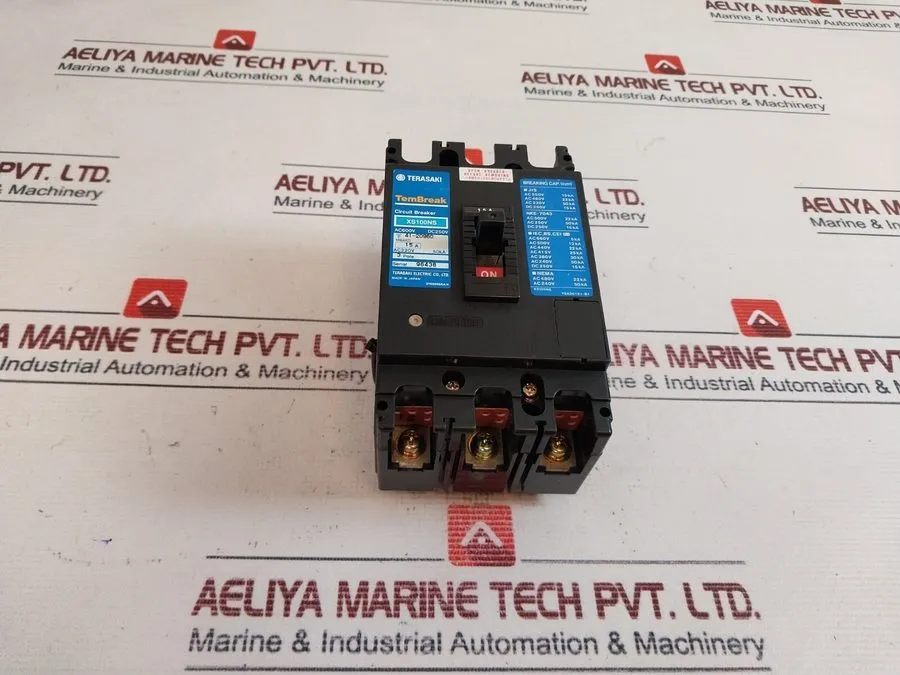 Автоматический выключатель Terasaki XS100NS 3 Pole Circuit Breaker 15A 200-480V 