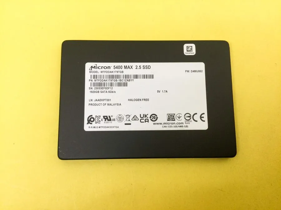 SSD-накопитель Micron 5400 MAX 1.92TB SATA 6Gb/s 2.5'' Internal SSD MTFDDAK1T9TG