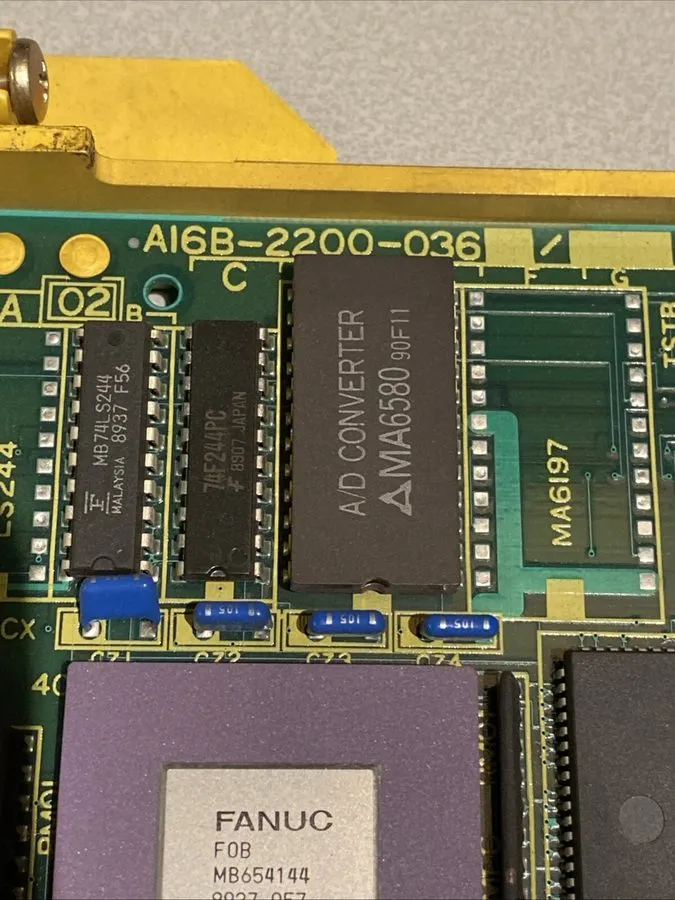 Плата ЧПУ Fanuc A16B-2200-036 AXIS Control Board Only Parts — фото лота 2