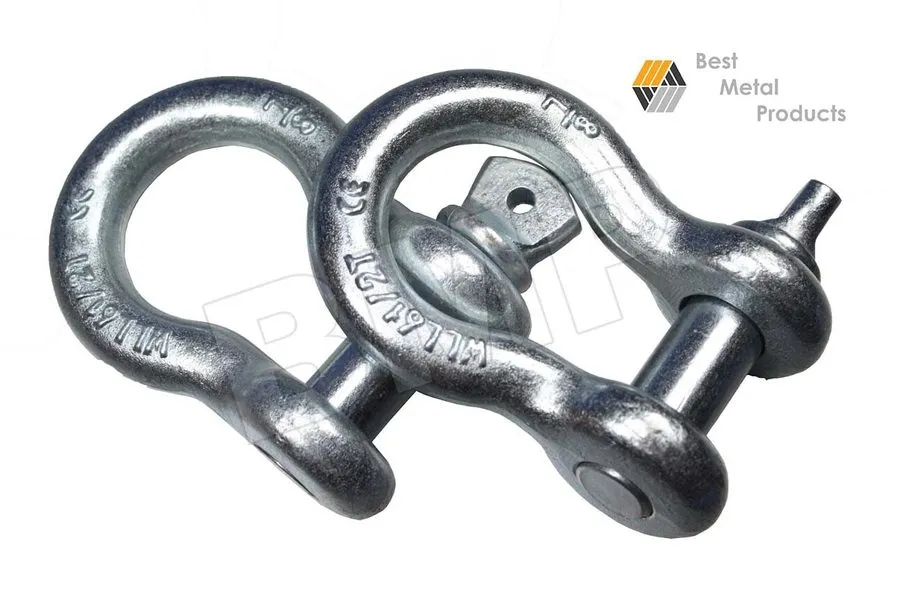 Такелажная скоба 7/8 Screw Pin Anchor Shackle Clevis Rigging Jeep Off-Road Mount — фото лота 1