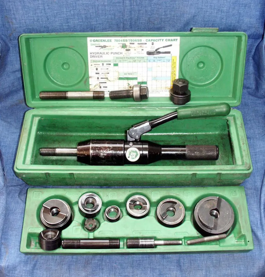 Электрооборудование GREENLEE 7806SB 7804SB Quick Draw Hydraulic Knockout *ALMOST
