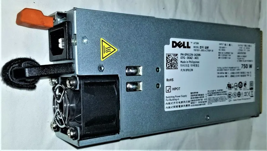 Блок питания 0DX385 Dell PowerEdge Z750P-00 750W Hot Swap Power Supply 7007072-Y