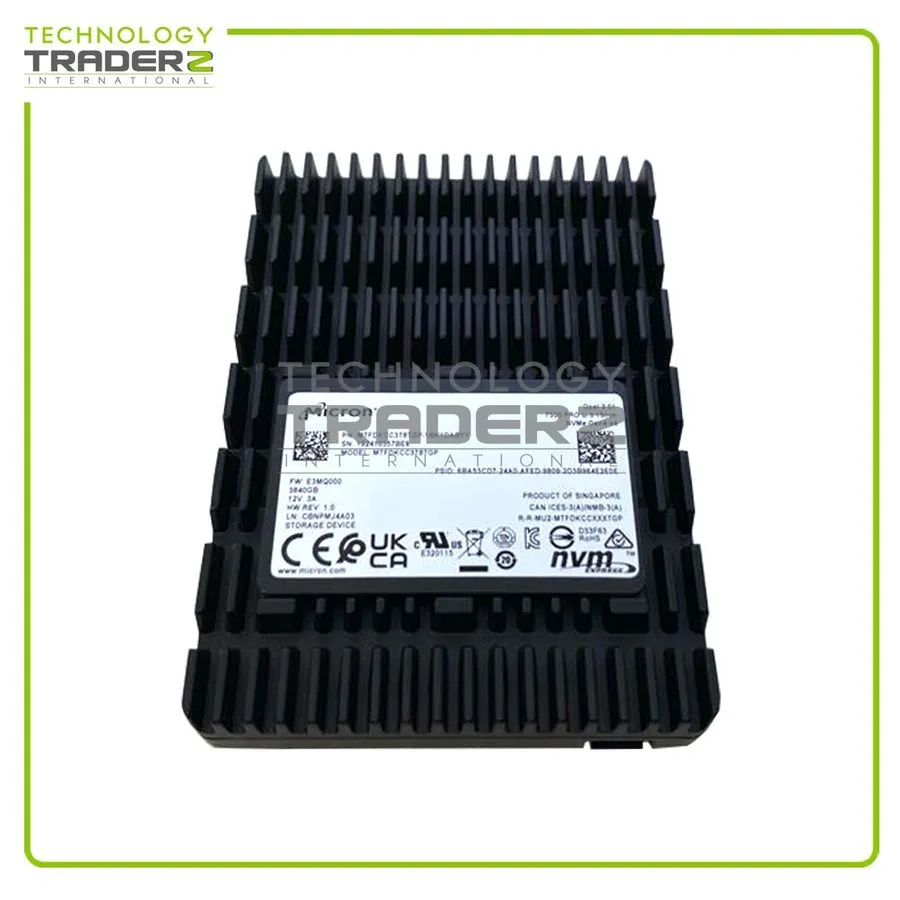 SSD-накопитель 0-Hour MTFDKCC3T8TGP-1BK1DABYY Micron 7500 Pro 3.84TB TLC PCI-E N
