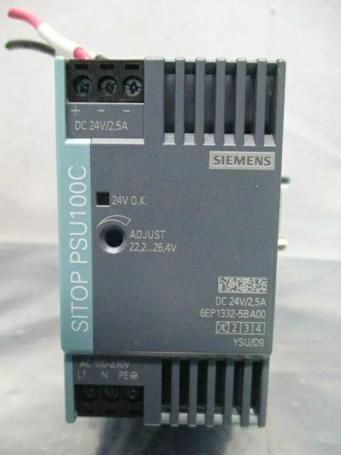 Блок питания SIEMENS 6EP1332-5BA00 SITOP PSU100C POWER SUPPLY 24 VDC