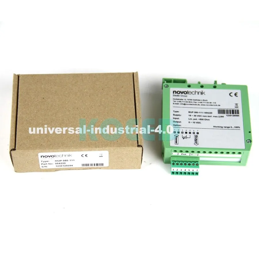 Преобразователь сигнала NOVOTECHNIK MUP-080-111 Signal Conditioner