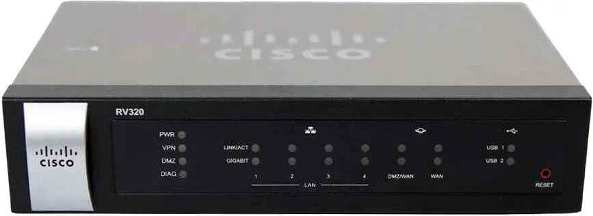 Маршрутизатор Cisco RV320 4-Port Gigabit Dual Wan VPN Security Router