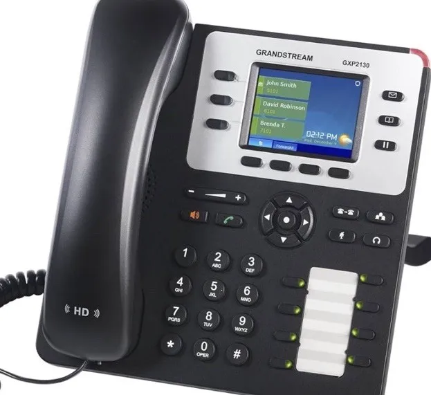Grandstream GXP2130 VoIP IP Phone 3 Lines HD Voice Speakerphone RJ-45