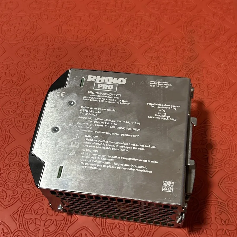 Блок питания RHINO PRO PSRP-24-240 24V 10A 240W DIN Rail Switching Power Supply 