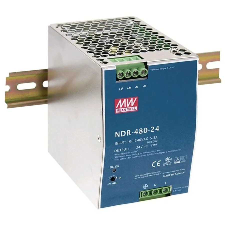 Блок питания MEANWELL Switching Power Supply Module NDR-480 DIN Rail Type 24V48V