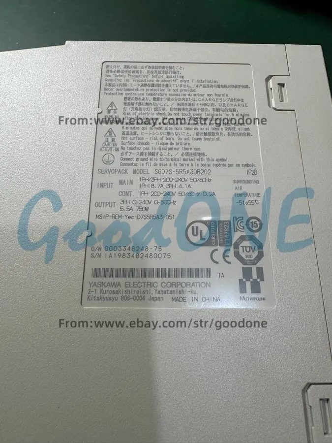 Сервопривод Yaskawa Servo Driver SGD7S-5R5A30B202