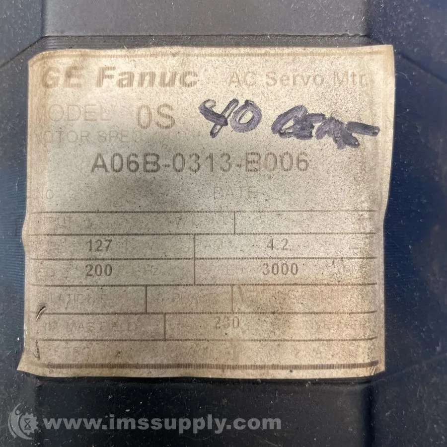 Серводвигатель Fanuc A06B-0313-B006 AC Servo Motor USIP