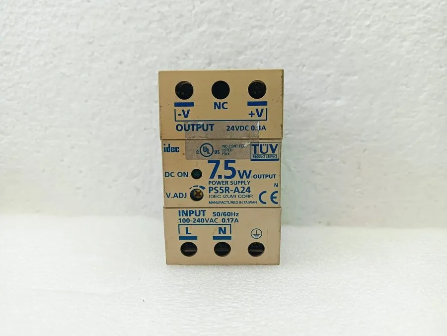 Блок питания PS5R-A24 *IDEC DIN Rail Switching Power Supply 100-240VAC In, 24VDC — фото лота 1