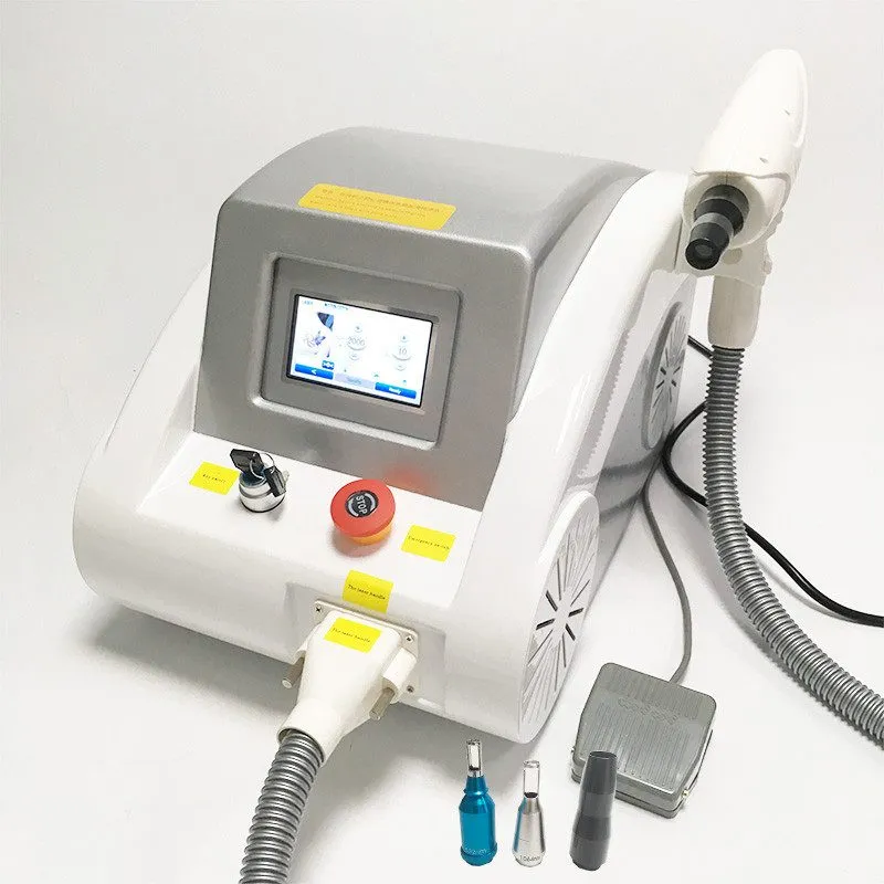 Коммутатор 2000MJ Laser Tattoo Removal Q Switch ND Yag Laser 1064nm + 532nm + Bl — фото лота 1
