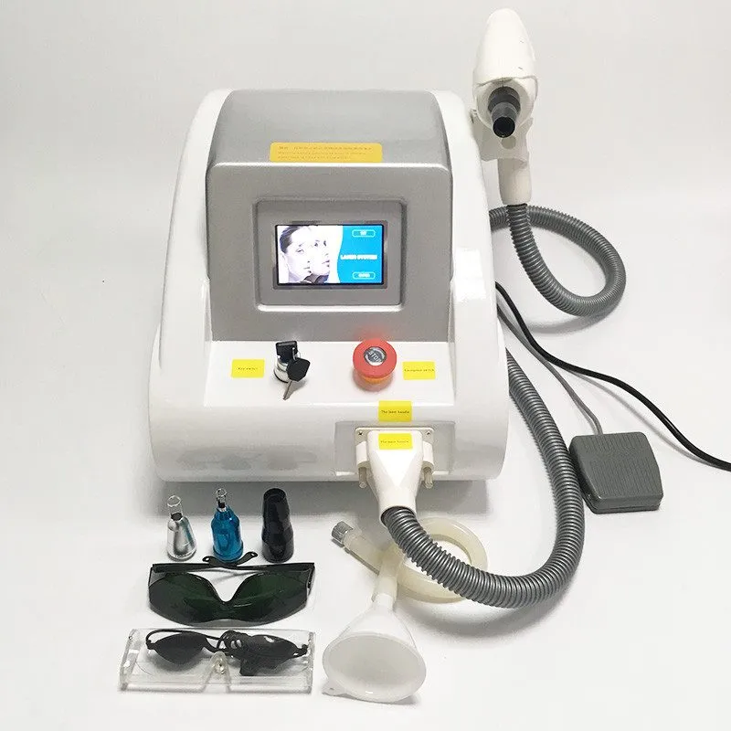 Коммутатор 2000MJ Laser Tattoo Removal Q Switch ND Yag Laser 1064nm + 532nm + Bl — фото лота 2