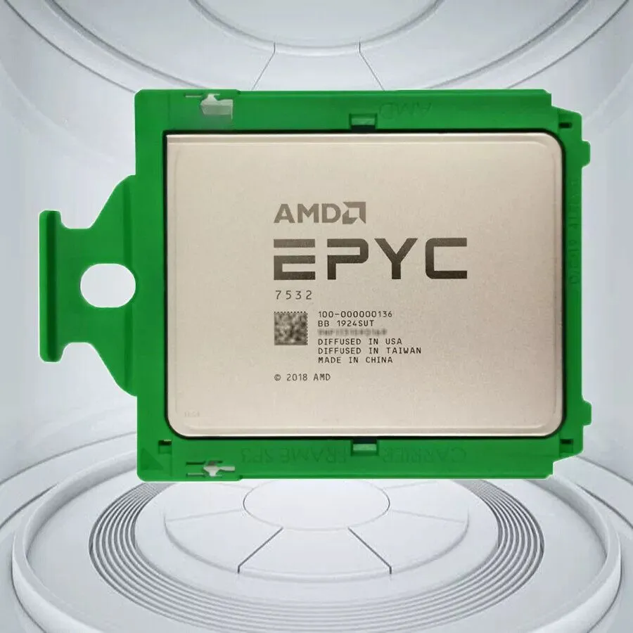 Процессор 100-000000136 AMD EPYC 7532 32-Core 2.40GHz 200W SP3 Dell Locked Proce