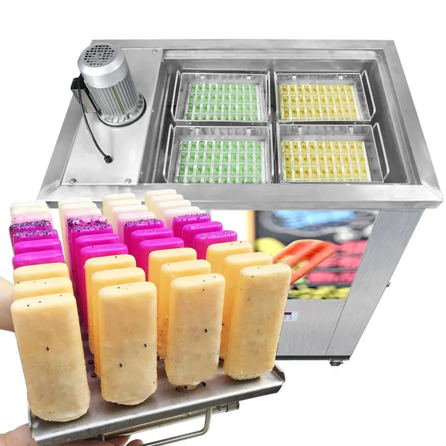 Оборудование для общепита Kolice commercial 4 mold sets ice popsicle machine,ice