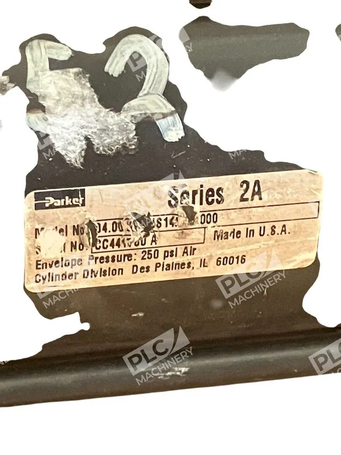 Пневмоцилиндр PARKER Cylinders 250PSI PNEUMATIC CYLINDER 02.00 BB2A US14A 1.500 — фото лота 1